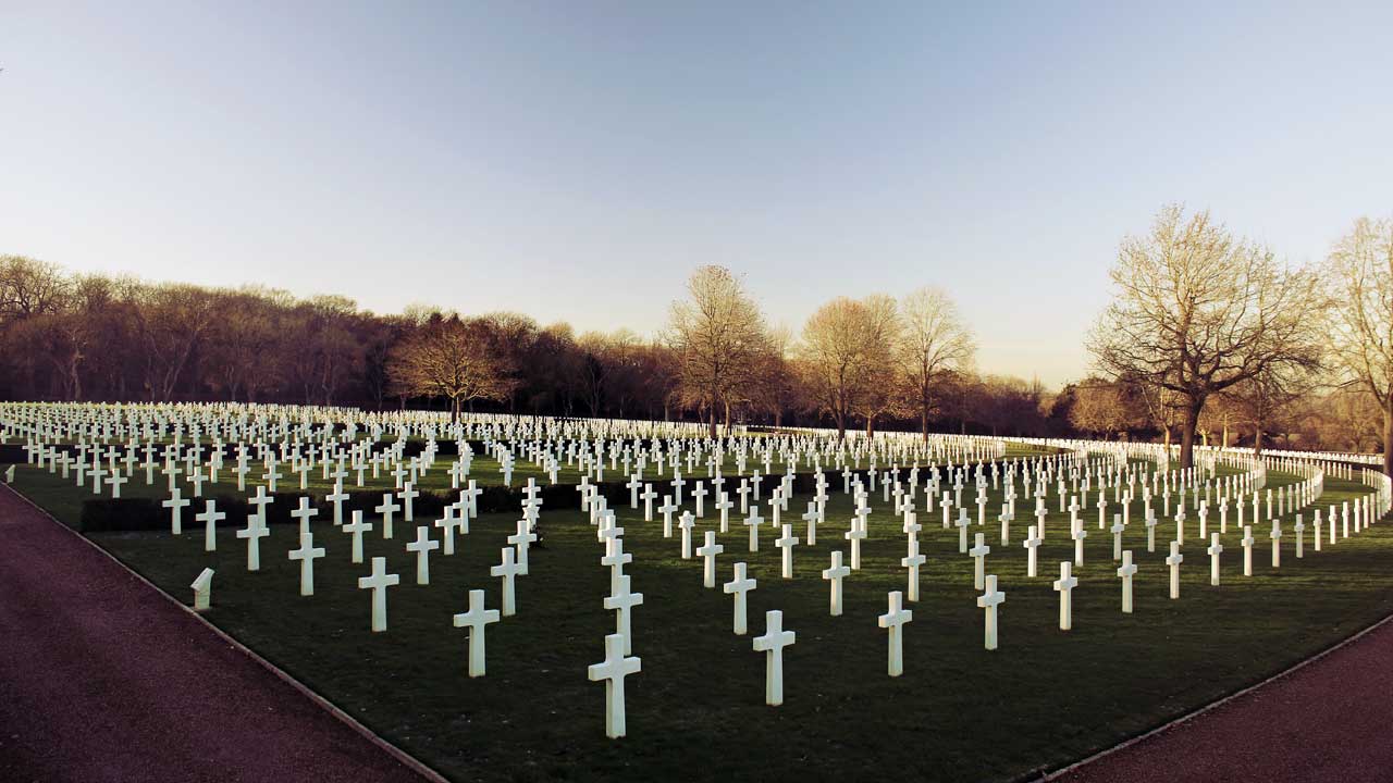 depressing facts - cambridge american cemetery and memorial