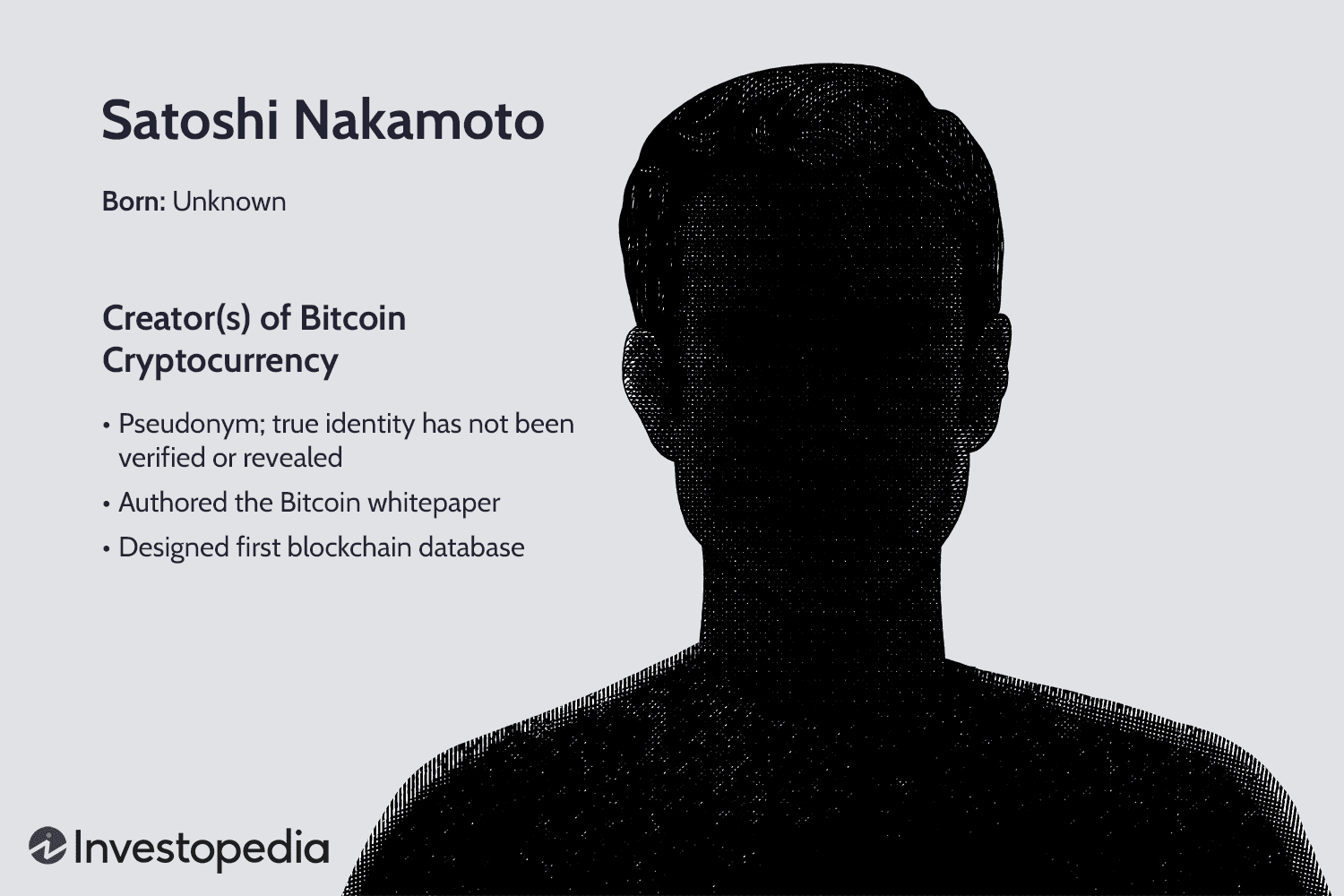 Crypto facts - The founder of Bitcoin is someone called Satoshi Nakamoto. Nobody knows who he is, what his real name is, or where he lives.-u/-INFOWARS-