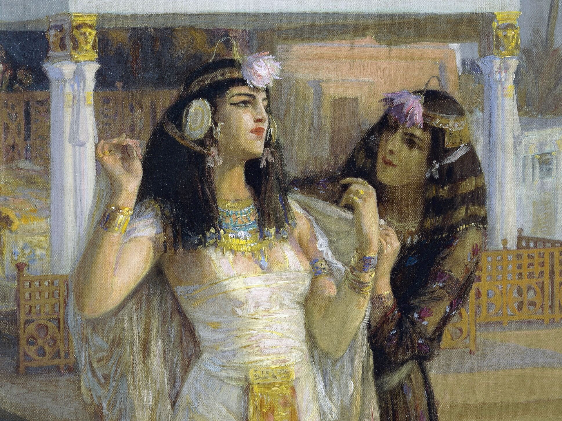 cleopatra facts - cleopatra painting