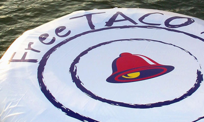 taco bell facts - taco bell target in ocean - fee Tace