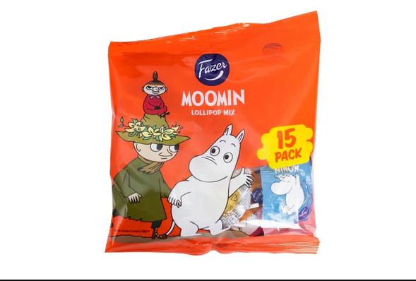 Things a dollar can buy - orange - Fazer Moomin Lollipop Mix 15 Pack Ning