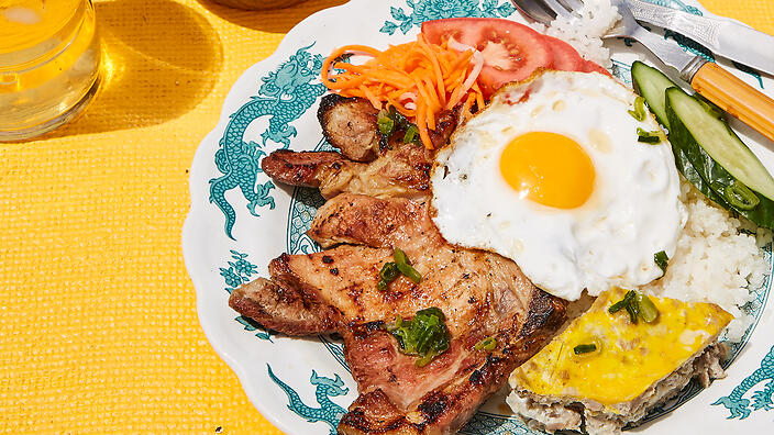 Things a dollar can buy - vietnamese pork egg rice