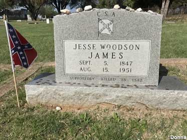 Jesse James Facts - Jesse James has a Death Monument at 1318 Lafayette Street, St. Joseph, MO 64503.-u/weborigination