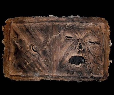 A man who was hanged for his part in the Guy Fawkes Gunpowder Plot had his skin removed and it was used to bind a book that listed his offenses.
 
-u/onerandomday