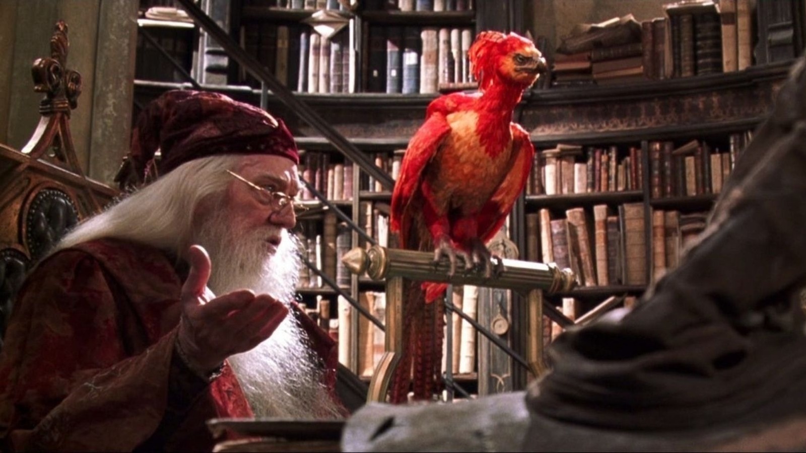 In Harry Potter, Dumbledore's phoenix is named after Guy Fawkes.
 
-deleted user