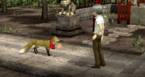 pet the dog - Persona 4 Golden