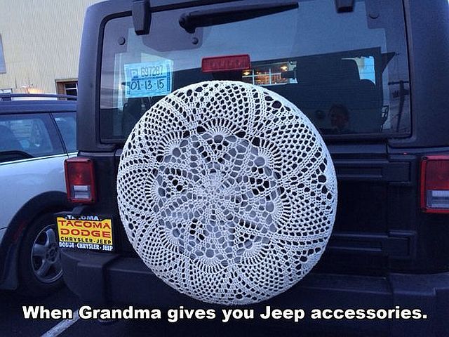 Grandma loves to crochet...