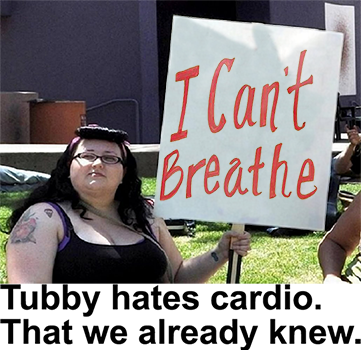 Tubby tells us she hates cardio