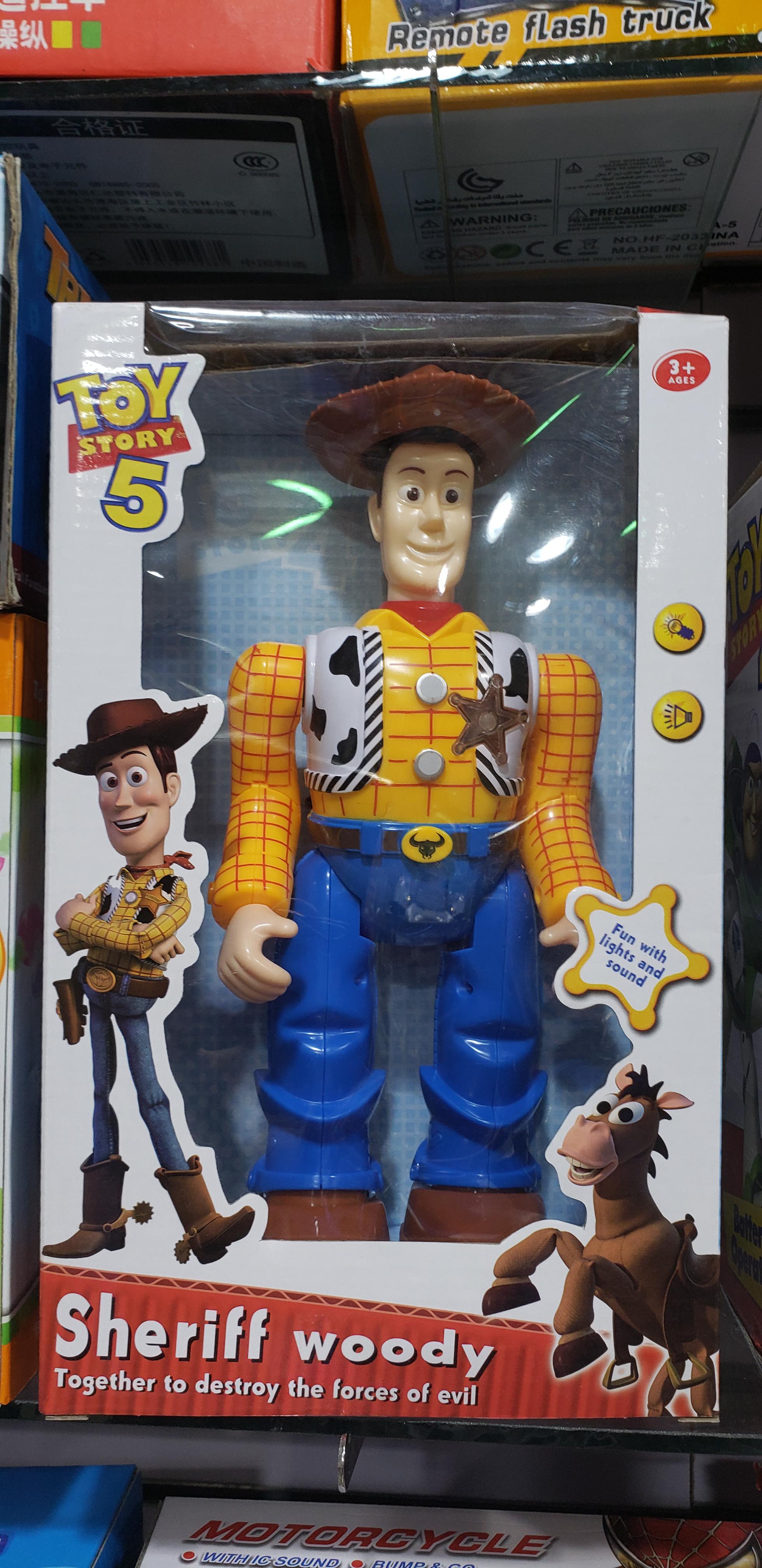 Remote Hash truck Toy Story 5 Ti Sheriff woody a Together to destroy the forces of evil Motorchole