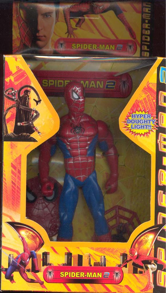 spider man 2002 action figure - SpiderMan SpiderMan 2 Spidf Man 2 Hyper Dought Light!! Cu SpiderMan