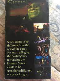 shrek bootleg vhs - or Shrek wants to be different from the rest of the agres No mean pillaging the countryside. terrorizing the farmers. Shrek wants to be something different alwave knight