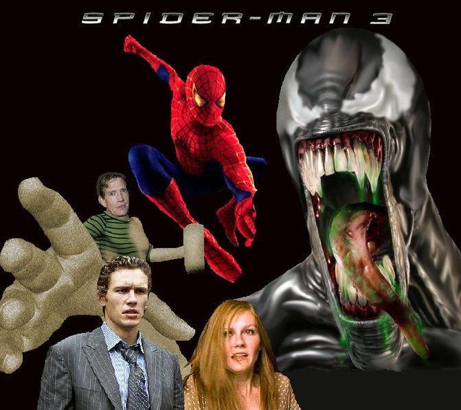 Vintage Spider-Man 3 fan posters from 2006/Early 2007