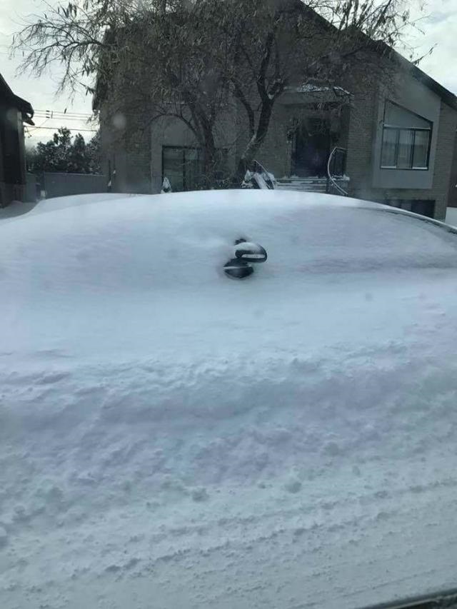 There is a car, cant you see it?