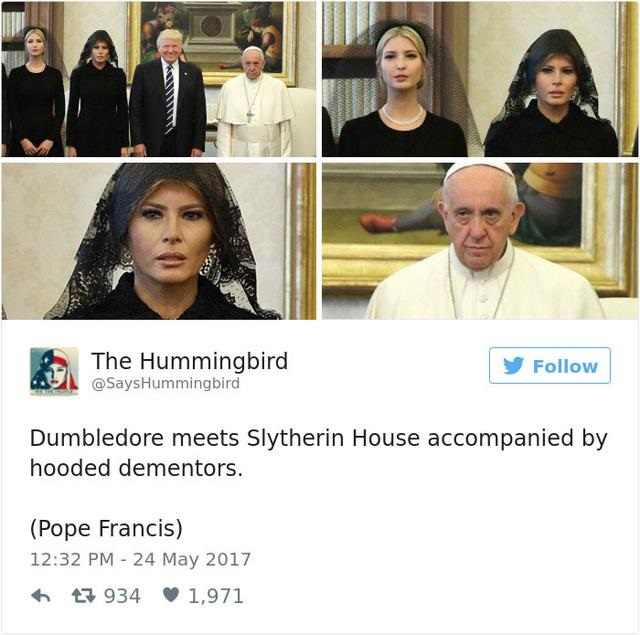 13 Hilarious Responses to Pope Francis meets The Trumps!