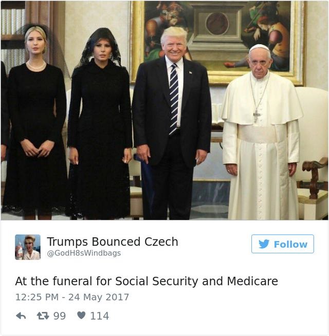 13 Hilarious Responses to Pope Francis meets The Trumps!