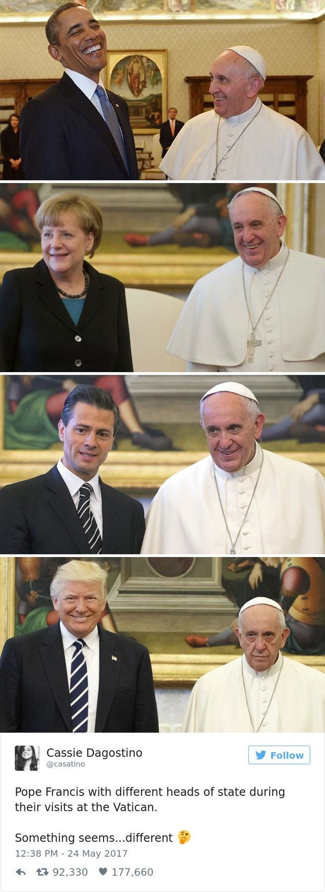 13 Hilarious Responses to Pope Francis meets The Trumps!