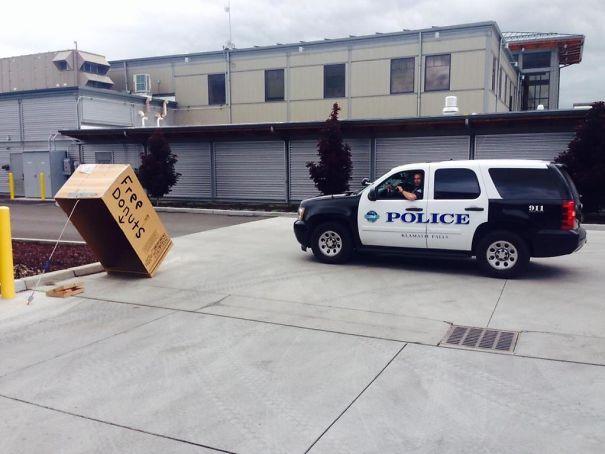 Our Fire Station Is Next Door To The Police Department. Pranks Ensue