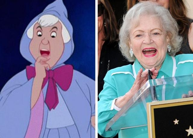 Betty White would make the perfect sassy grandmother figure as the fairy godmother in Cinderella.