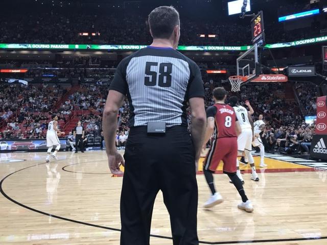 “Spend a small fortune to get courtside tickets only to see this guy in front of me the whole time”