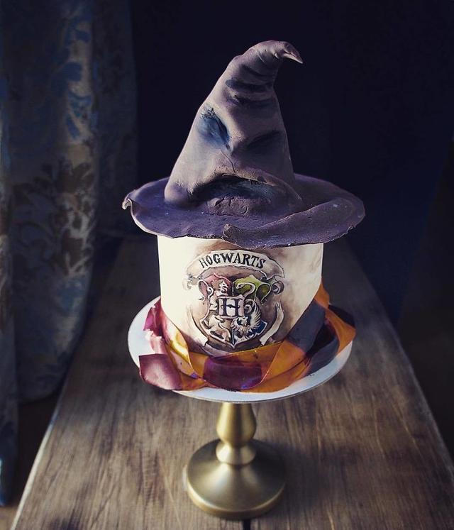cake design elena gnut harry potter - Hogwarts H