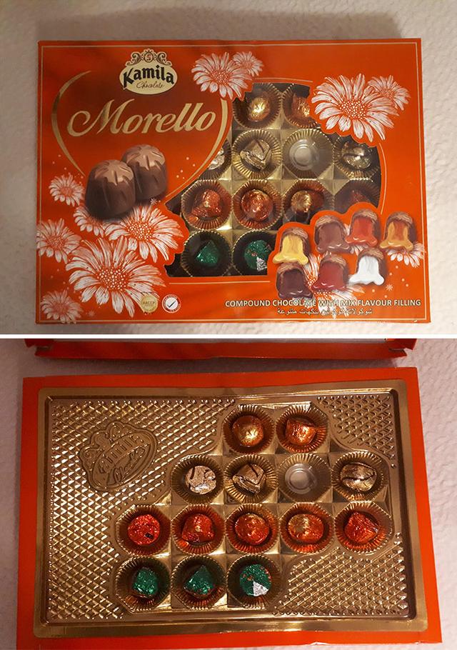 evil packaging - No Kamila Morello Compound Chocolate With Mixflavour Filling 4