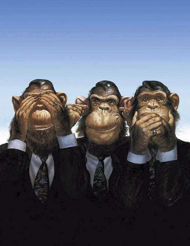 Not sure how many people knew this, but there is a forth monkey in this series. See no evil, hear no evil, speak no evil and do no evil.