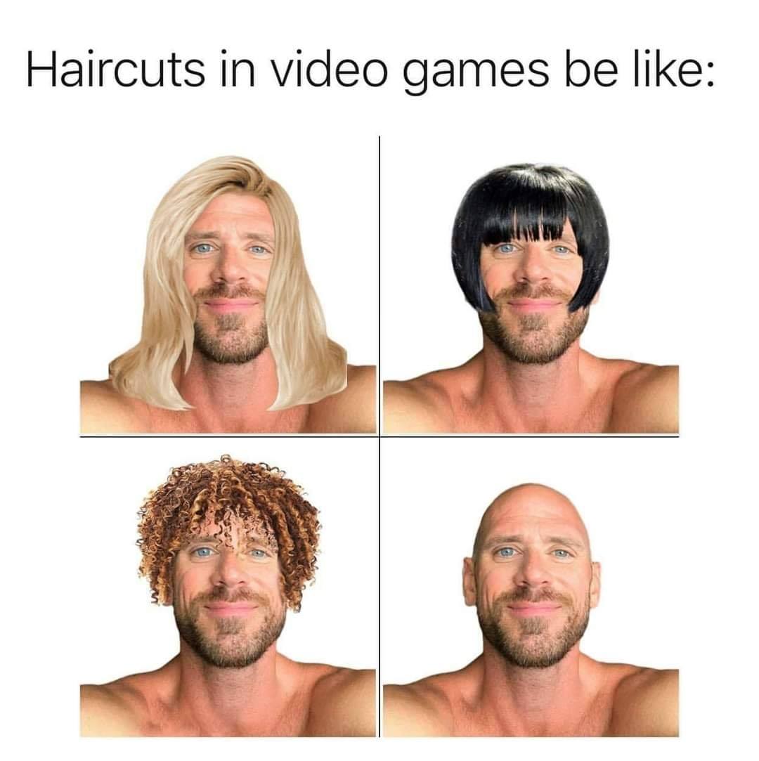 Hairstyle - Haircuts in video games be