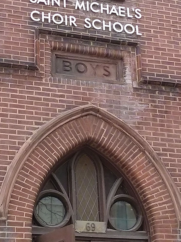 funny architecture fails - Michael'S Choir School Boys 69