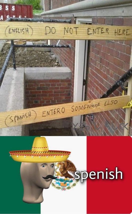 entero somewhere elso - 3 Ss English po Not Enter Here Spanish Entero Somewhere Elso sspenish