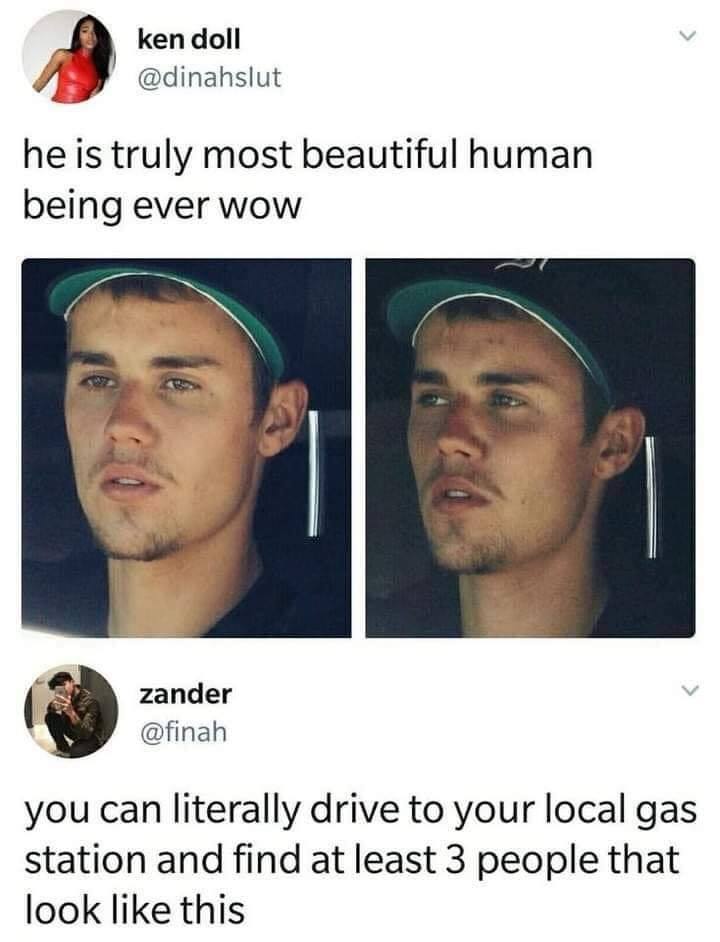 funny edit ideas - ken doll he is truly most beautiful human being ever wow zander you can literally drive to your local gas station and find at least 3 people that look this
