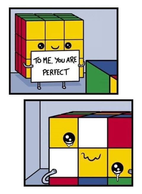 me you are perfect rubik's cube - lo To Me, You Are Perfect