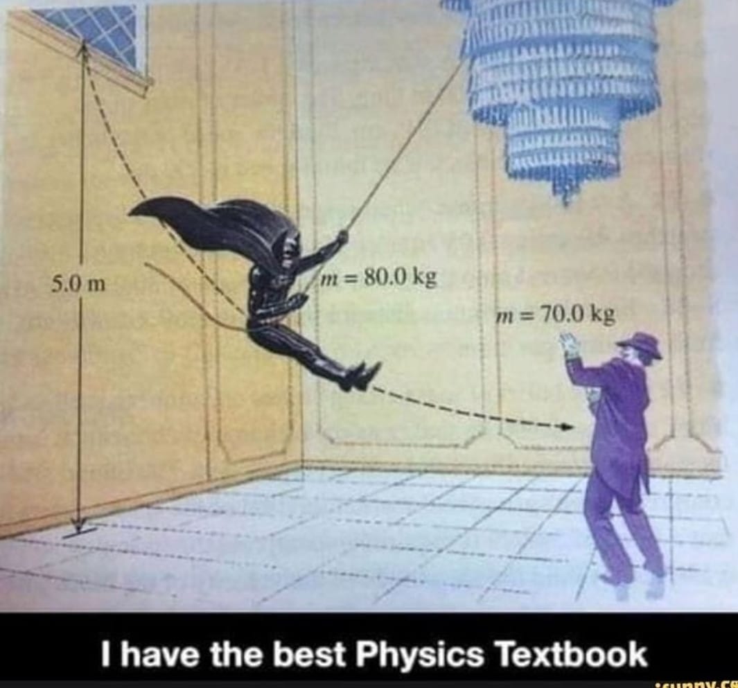 funny physics - 5.0 m m 80.0 kg m 70.0 kg I have the best Physics Textbook Gunnv.C