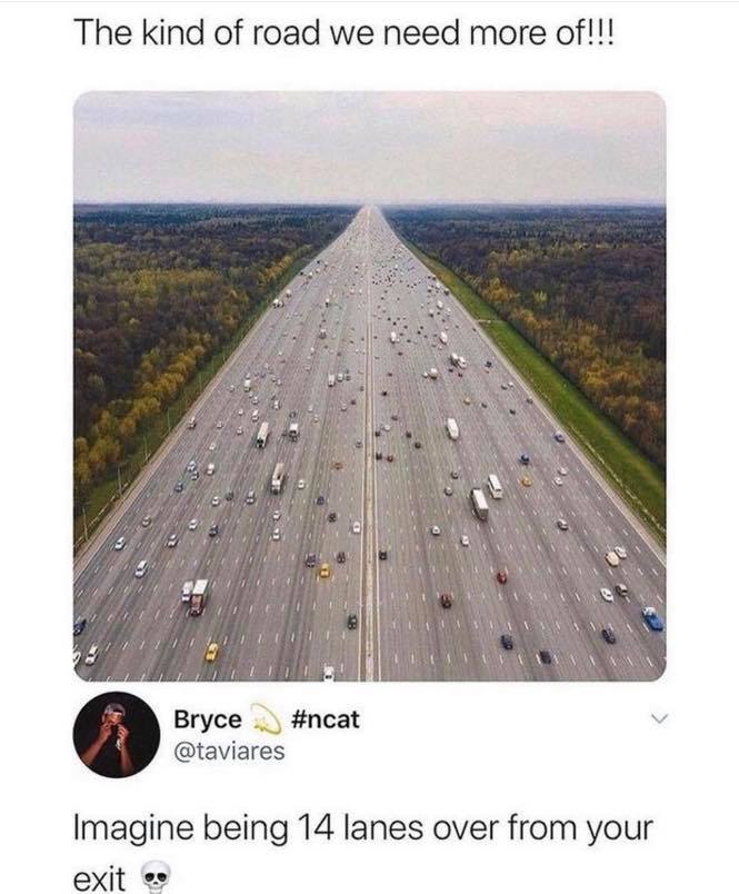 each side 20 lanes 