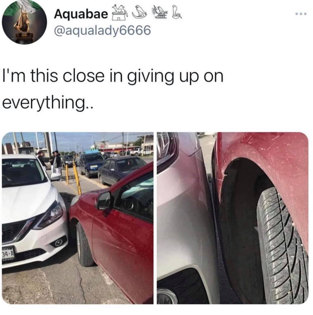 bumper - Aquabae I'm this close in giving up on everything.. 34A