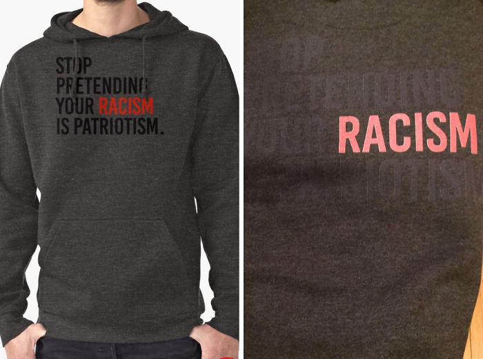 online shopping fails - Stup Pretendine Your Racism Is Patriotism. Racism