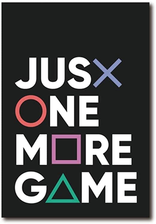 just one more game poster - Jusx One More Game