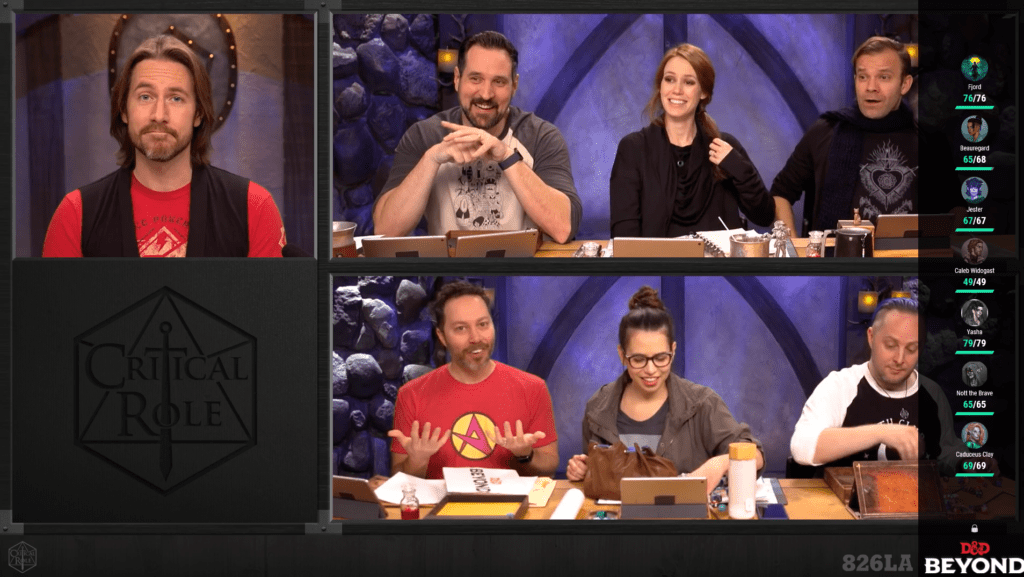 twitch streamers to follow - Critical Role