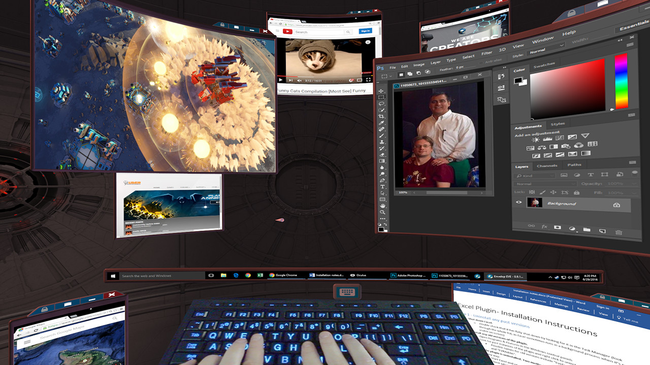 nerd diaries -  gaming news and updates - Oculus Rift Virtual Desktop