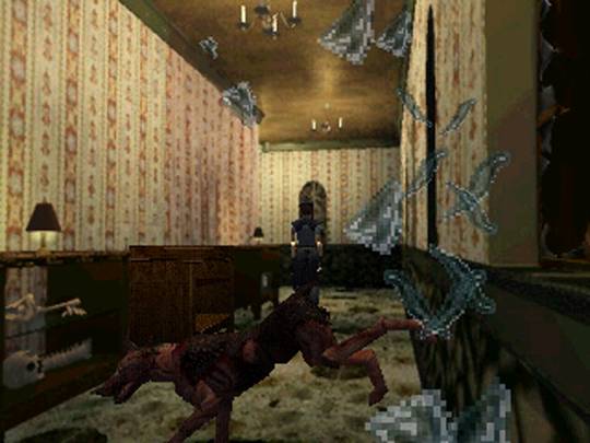 scary moments Resident Evil  - RESIDENT EVIL – ZOMBIE DOGS JUMP THROUGH THE WINDOW
