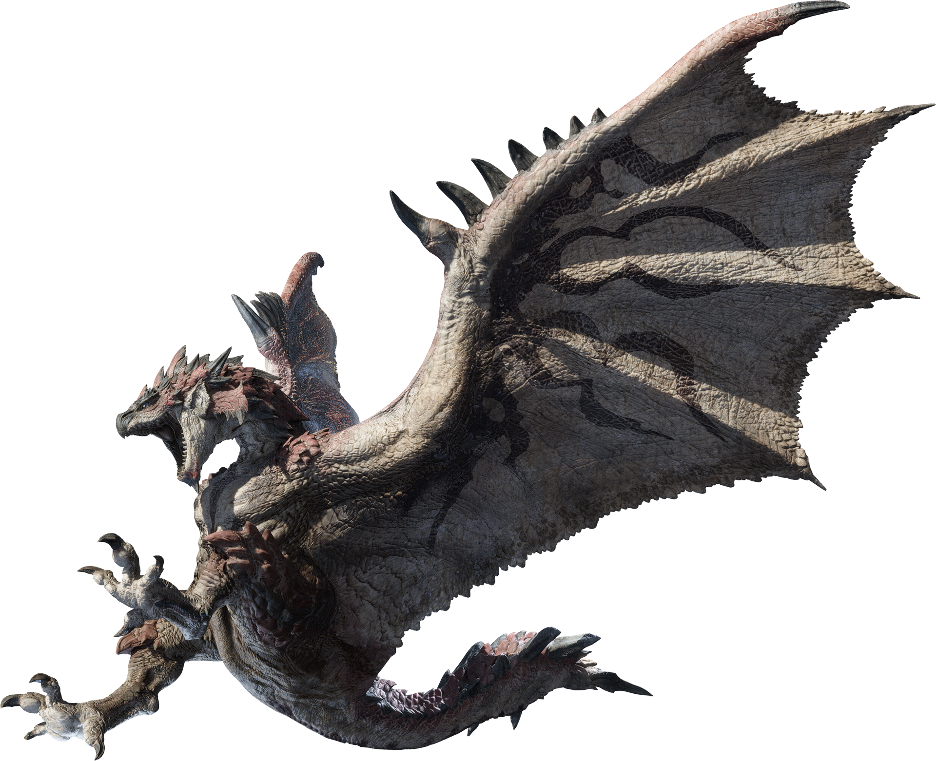 Rathalos are Pterodactyl like creatures that will literally dive bomb your ass and eitehr pick you up in their talons and throw you around after squeezing the fuck out of you or set you, your party and everything around you on fire with their flame breath attacks. Not to mention the poison damage you can take from their claws, these beasts are lethal!