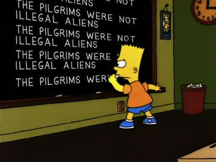 Bart Simpson Chalkboard Writings Part 1