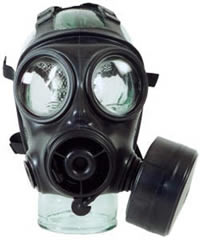 Swat team style gas mask