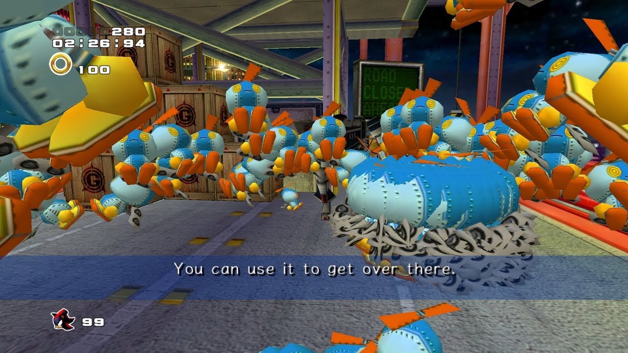video game tropes and cliches - Sonic Adventure 2