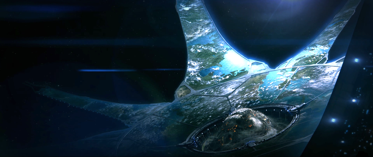 biggest bases and spaceships in video games - Installation 00 - Halo