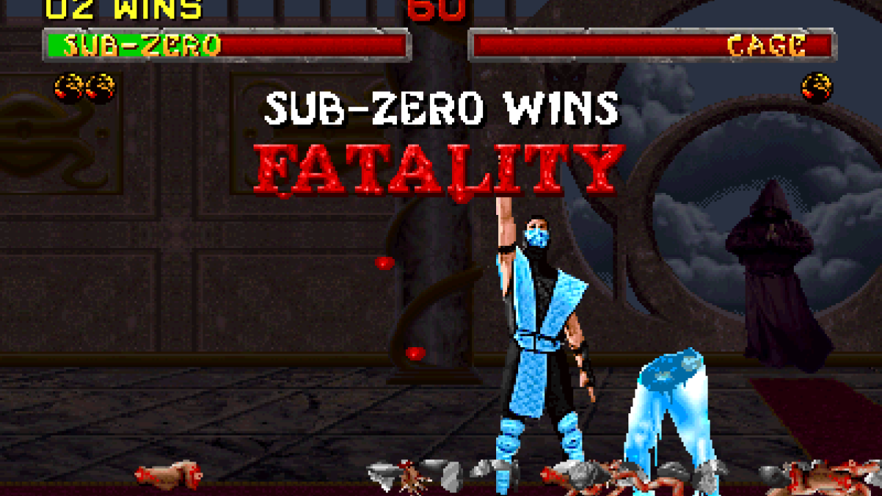 Cancelled Canon - Mortal Kombat  - make her tap out meme - Uz Wins SvaZero Cage SubZero Wins Fatality