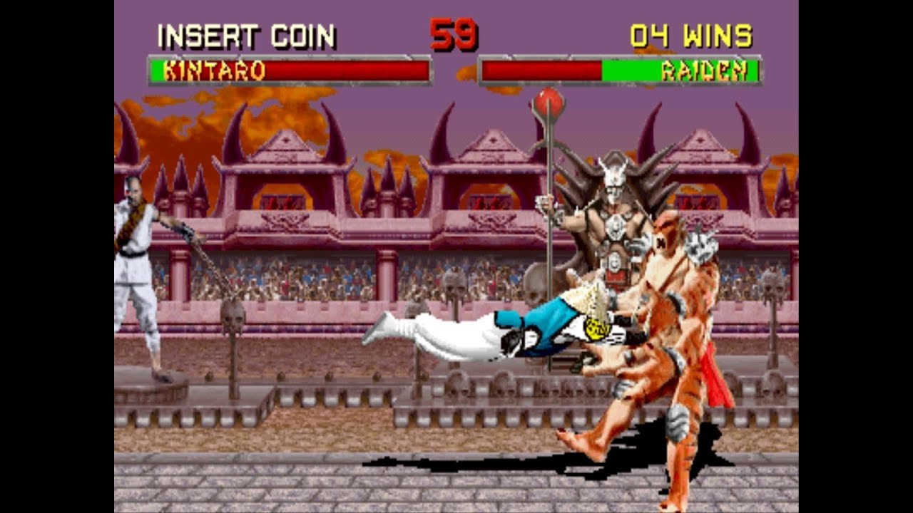 Cancelled Canon - Mortal Kombat  - mortal kombat 2 gameplay - Insert Coin Rintaro 59 04 Wins Railemi