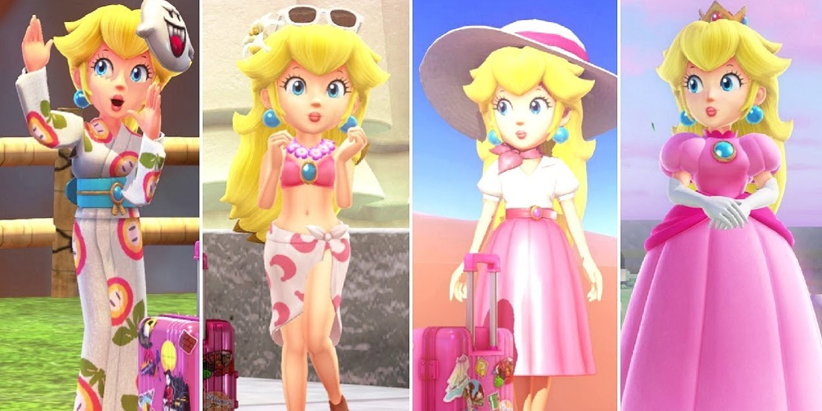 real sizes of video game characters - Princess Peach
