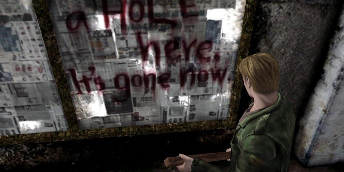 iconic video game quotes - there was a hole here - here, Its gone ne one new,