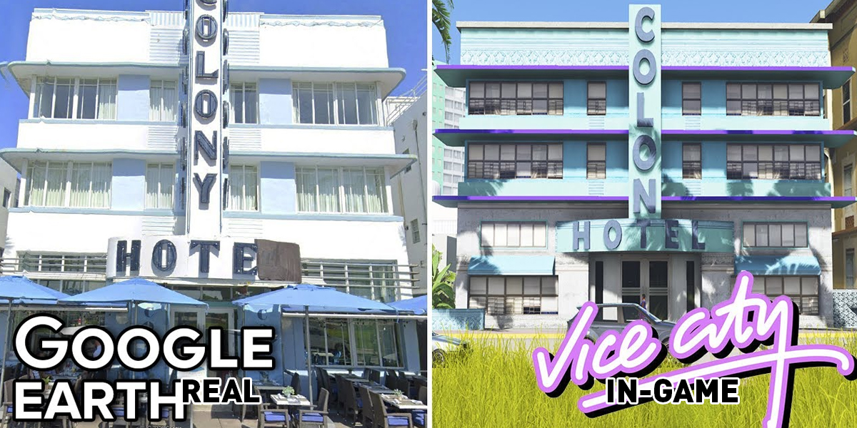 places in games IRL - Grand Theft Auto Vice City