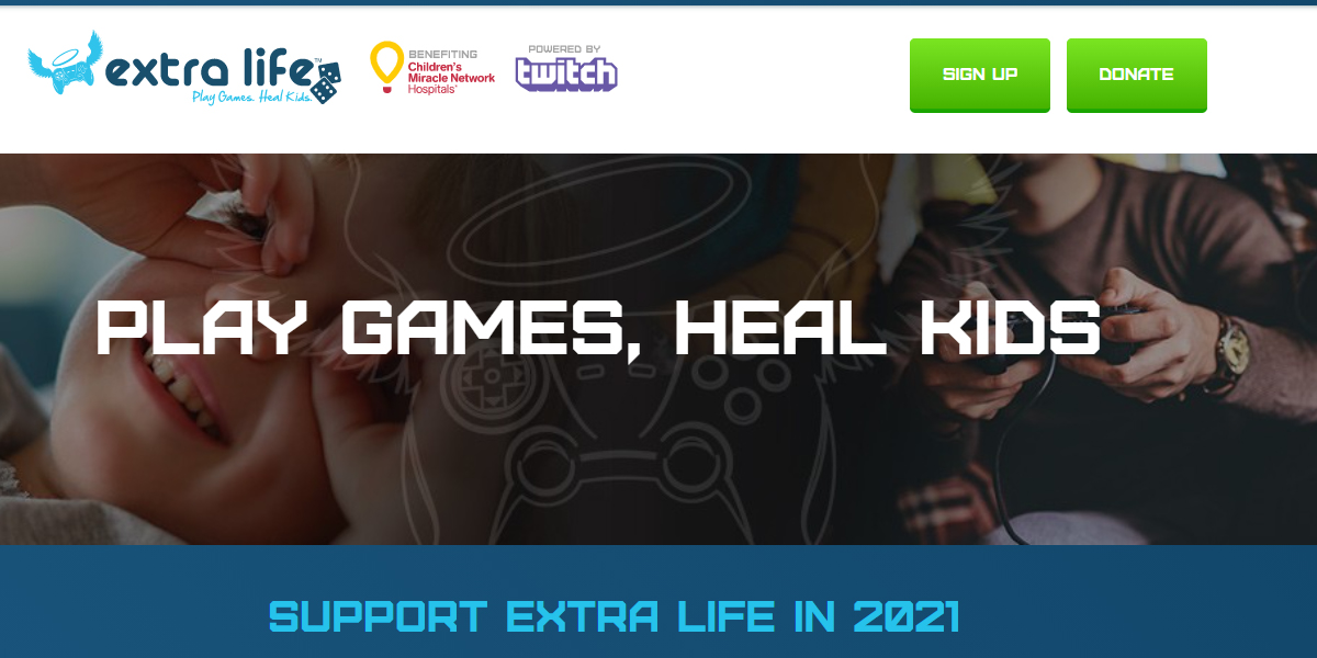 wholesome gamer moments - Extra Life Gaming Charity